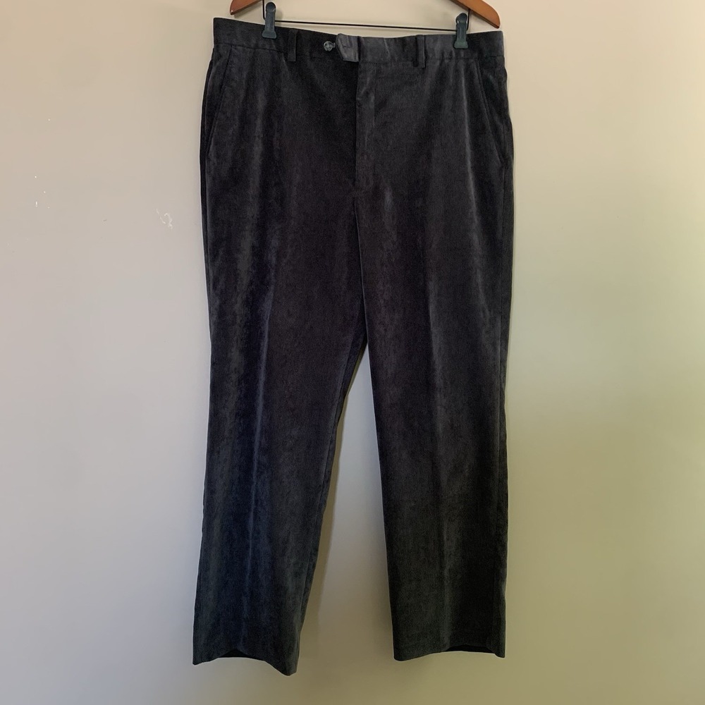 ENRO CLASSIC CORDUROY MENS‎ PANTS BROWN GREEN Size 38X29.5